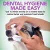 71KGjhfgfES._AC_SL1500_.jpg Vet's Best Salviette per la cura dei denti - Riducono la placca e rinfrescano l'alito - Salviette per la pulizia dentale di cani e gatti - 50 salviette usa e getta