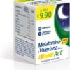 Melatonin Act + Forte 5 Complex, Integratore Alimentare Potenziato + 5 Complex Melatonina e Valeriana 45mg, 1 Confezione da 60 Compresse