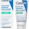 CeraVe Crema Gel Idratante Antilucente per Pelli Miste Grasse a Tendenza Acneica, Effetto Opaco, Pelle Idratata, Tecnologia Seboassorbente, con Acido Ialuronico, Ceramidi e Niacinamide, 53 ml