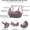 Reggiseni per allattamento Angelhood Reggiseno per maternità senza cuciture ultra comfort Bralette per gravidanza senza fili con reggiseno di estensione