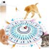 Yaskyly Giochi per Gatti Interattivi 4 in 1 Giocattolo per Gatti Intelligenza Ricaricabile Giochi per Gatti Interattivi Gioco Gatto