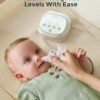 Momcozy BreezyClear Pro - Aspiratore nasale per bambini, grado ospedaliero, 75 kPa, con 9 livelli di aspirazione regolabili, pulitore elettrico per naso per bambini, lenitivo e leggero