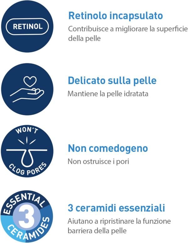Siero anti-macchie CeraVe con retinolo, per segni post-imperfezioni e pori dilatati, pelle morbida e liscia, retinolo incapsulato, liquirizia, ceramidi e niacinamide, 30 ml