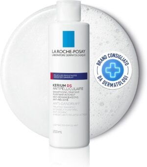 La Roche-Posay Toleriane Kerium DS Shampoo Intensivo Antiforfora Riduce e Lenisce il Prurito, Efficace Fin dalla Prima Applicazione, con LHA e Acido Salicilico, 200 ml