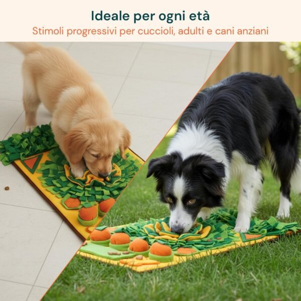 Avilia - Tappetino Olfattivo Interattivo per Cani 79 x 48,5 cm Giochi Interattivi per Cani da Interno, Lavabile Antiscivolo per Stimolare l'Olfatto e Ridurre Noia e Stress