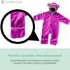 Cuddle Club Tutina in Pile Neonato e Bambino - Tutina Neonato e Bambino Fino a 4 Anni - Tutina Neonato e Neonato - Pigiama Invernale Neonato - Abbigliamento Neonato e Bambino