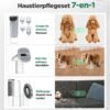 Gimars Aspirapeli per Cani 2.3L Kit 5 in 1 per Toelettatura Cani, Aspirapolvere per Animali Domestici con Spazzola, Forte Aspirazione 3 K/7 K/12 K Pa Tagliacapelli Elettrico Ultra Silenzioso per Gatti, Professionale