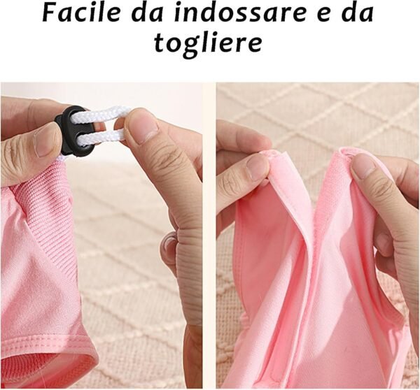 Body per sterilizzazione post-operatoria per gatti Eyeleaf post-operatorio per ferite addominali o malattie della pelle per prevenire le ferite da leccatura L