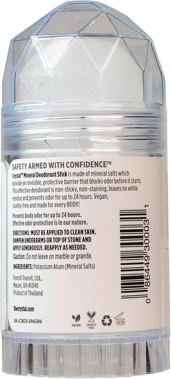 Deodorante Stick Crystal Corpo, Inodore, 125 ml