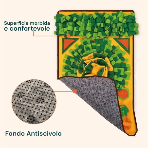 Avilia - Tappetino Olfattivo Interattivo per Cani 79 x 48,5 cm Giochi Interattivi per Cani da Interno, Lavabile Antiscivolo per Stimolare l'Olfatto e Ridurre Noia e Stress