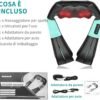 Nekteck Massaggiatore 3D per collo e spalle con calore delicato, Tejido Profundo Massaggiatore cervicale per collo, spalle e schiena, goditi il ​​massaggio cervicale per collo e spalle a casa, in ufficio e in auto