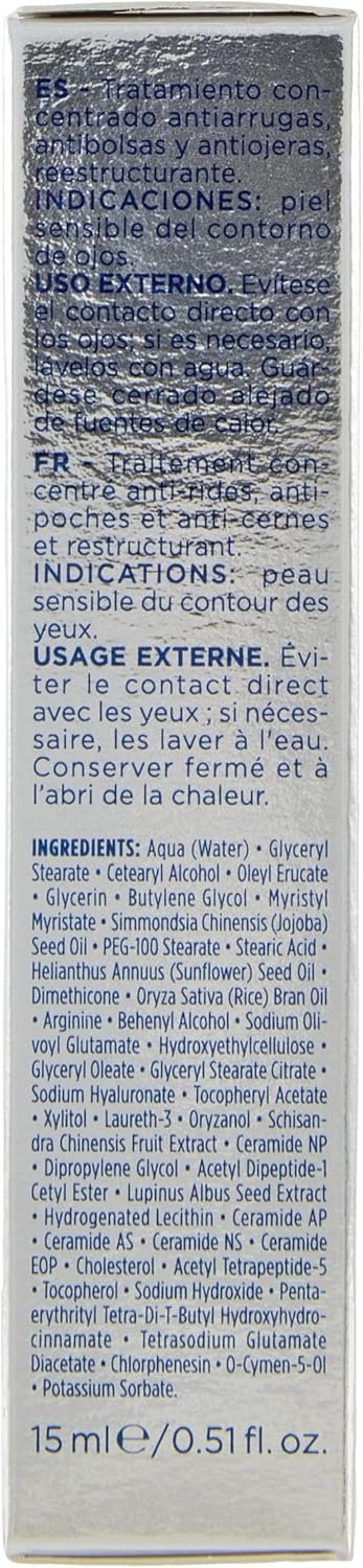 71Z68o2878L._AC_SL1500_.jpg Rilastil Hydrotenseur Crema Contorno Occhi Antirughe Idratante e Nutriente, Tripla Azione Anti Age, Anti Borse, Anti Occhiaie, Ristrutturante 15 ml