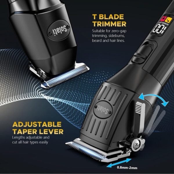 Set tagliacapelli da uomo Rasoio elettrico Macchina per barba e capelli Tagliacapelli professionale Tagliacapelli professionale da uomo Tagliacapelli professionale da uomo Tagliacapelli regalo per uomo