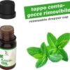 Olio di menta piperita biologico 10 ml Olio essenziale di menta piperita naturale al 100% - Olio di menta piperita (Mentha Piperita) - Olio diffusore di aromi