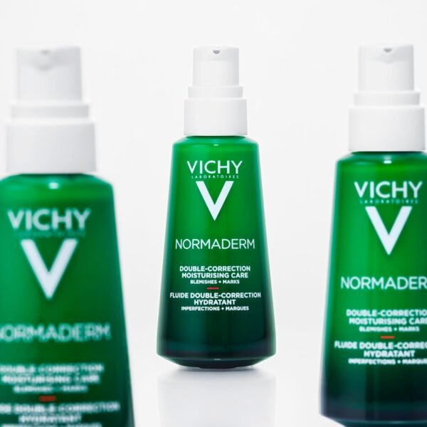 Vichy Normaderm Trattamento Anti-Imperfezioni a Doppia Azione per Pelli Grasse Effetto Correttivo e Idratante con Acido Salicilico, Acido Ialuronico e Frazioni Probiotiche, 50 ml