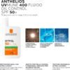 Fluido per il controllo dell'olio La Roche-Posay Anthelios SPF50+ [Pack of 2] 1 x 50 ml | Crema solare opacizzante per pelli grasse e miste, antilucido, resistente all'acqua e al sudore