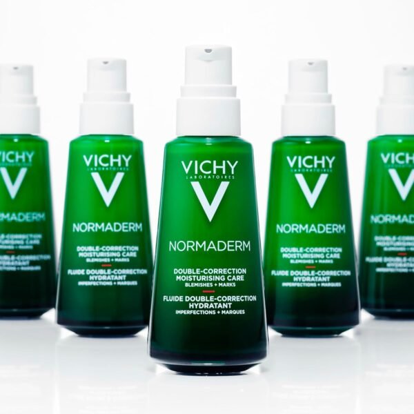 Vichy Normaderm Trattamento Anti-Imperfezioni a Doppia Azione per Pelli Grasse Effetto Correttivo e Idratante con Acido Salicilico, Acido Ialuronico e Frazioni Probiotiche, 50 ml
