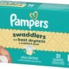 Pannolini Pampers Swaddlers Neonato - Taglia 0, 31 pezzi, Pannolini usa e getta ultra morbidi