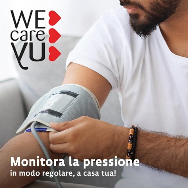 71pNMZWZXeL._AC_SL1500_.jpg WECAREYU Misuratore di pressione arteriosa cardio-compatto con lettura e memorizzazione vocale, misuratore di pressione arteriosa digitale da braccio, design compatto totalmente nero