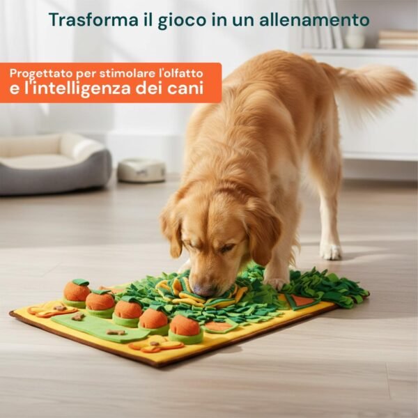 Avilia - Tappetino Olfattivo Interattivo per Cani 79 x 48,5 cm Giochi Interattivi per Cani da Interno, Lavabile Antiscivolo per Stimolare l'Olfatto e Ridurre Noia e Stress