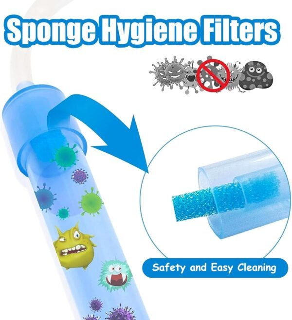 Confezione da 100 filtri igienici per aspiratore nasale di alta qualità, ricambio per filtri nasali NoseFrida, senza BPA, senza ftalati e lattice, con pinzette per la pulizia del naso