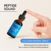 Peptide Squad Collagen Renewing Anti Aging Serum Siero viso con peptidi di rame, argirelina e Matrixyl 3000 Siero idratante peptidico con peptidi per rughe, linee sottili e