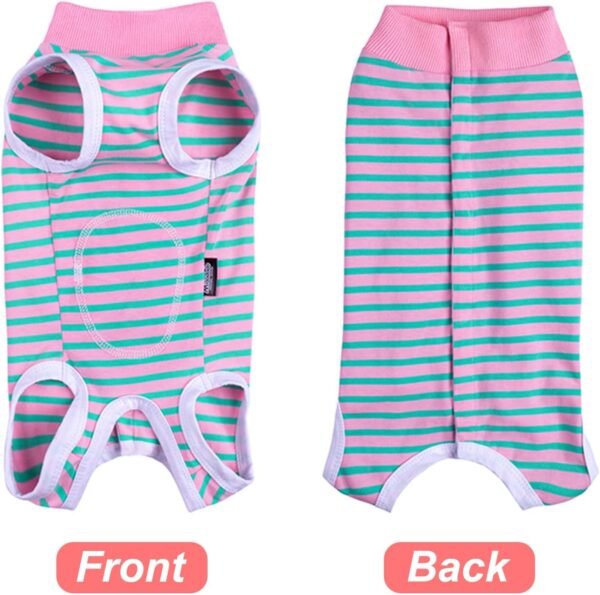 71trJQuSYvL._AC_SL1500_.jpg Wisebom Tuta da recupero per cani, Tuta da recupero per cani dopo l'intervento chirurgico Sterilizzazione Cani Chirurgia Cura chirurgica Body post-operatorio Corpo per cani (S)