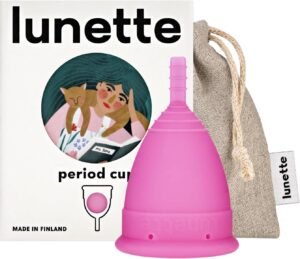 Coppetta mestruale Lunette – Rosa – Modello 2 Flusso regolare e intenso