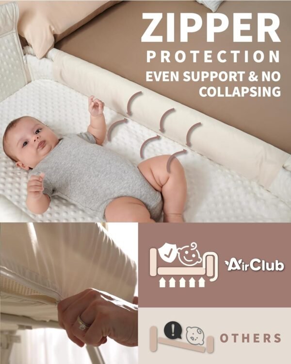 71yGEFo6iJL._AC_SL1500_.jpg Lettino per neonato AirClub 4, materasso in rete traspirante autobloccante regolabile in altezza