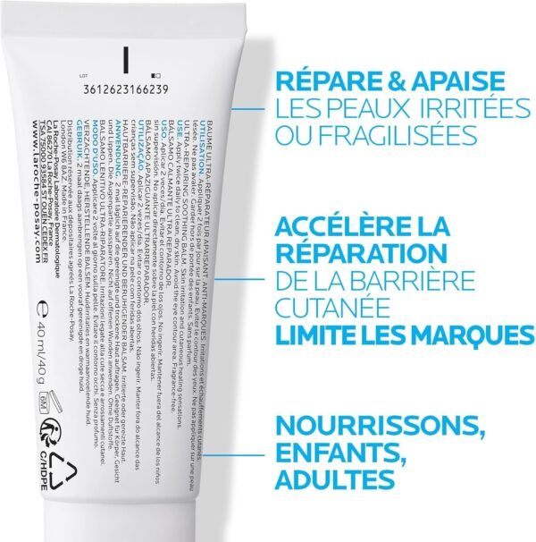 La Roche-Posay Cicaplast Baume B5+, Balsamo Riparatore Viso e Corpo, Adatto per Pelli Secche e Sensibili, Antiarrossamento, Effetto Lenitivo, Formula con Tribioma, Pantenolo, Madecassoside, 100 ml