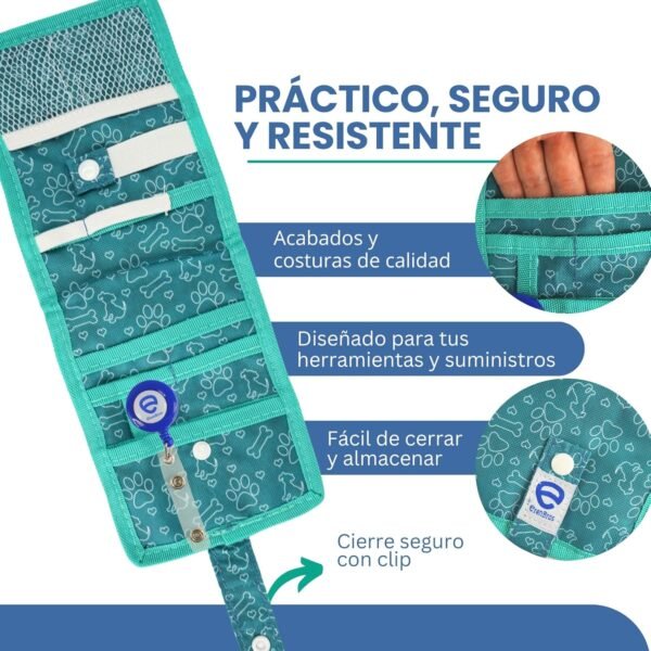 Accessori per organizer per infermiere ErenBros® con magneti – Tasca – Portapenne, veterinario, organizer per infermiere