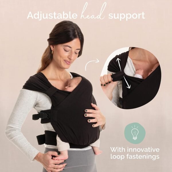 Boba Bliss Marsupio – Marsupio 2 in 1 per neonati o bambini – Senza nodi – Ideale per la salute dei fianchi – Marsupio morbido ed ergonomico – da 3,2 a 16 chili