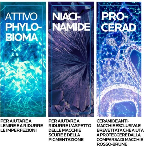 La Roche Posay Effaclar Duo + M, trattamento anti-imperfezioni tripla correzione per pelle grassa a tendenza acneica, effetto anti-ricomparsa, con filobioma, Procerad e niacinamide, 40 ml