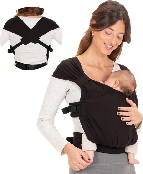 Boba Bliss Marsupio – Marsupio 2 in 1 per neonati o bambini – Senza nodi – Ideale per la salute dei fianchi – Marsupio morbido ed ergonomico – da 3,2 a 16 chili