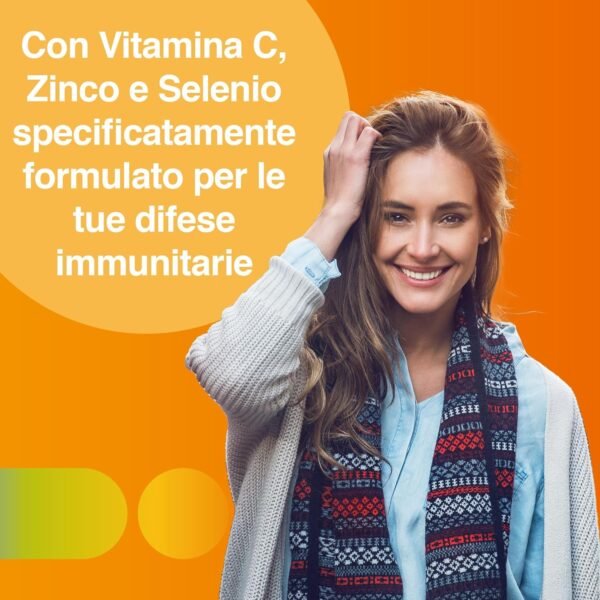 Integratore Alimentare Multicentrum Immunity & Defence con Vitamina C, Sambuco Nero e Zinco per sostenere le naturali difese immunitarie dell'organismo, per Adulti, 30 Capsule