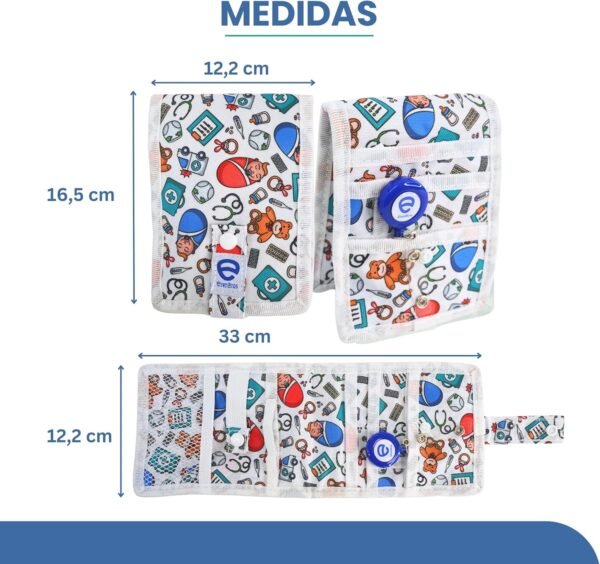 Accessori per organizer per infermiere ErenBros® con magneti – Tasca – Portapenne, veterinario, organizer per infermiere