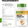 Enzimi Digestivi – 180 Capsule con 16 Enzimi più Betaina HCL, Rutina e Radice di Genziana – Con Bromelina, Papaina, Amilasi, Lipasi, Proteasi, Lattasi – Vegan – Alto dosaggio