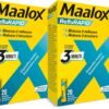 Maalox Reflurapid blocca il reflusso gastroesofageo, riduce il bruciore e l'acidità di stomaco, anche in gravidanza - con bicarbonato di sodio, senza glutine, senza lattosio (40 bustine al gusto menta)