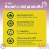 Supplemento Fatica | Ashwagandha – Sollievo naturale dallo stress | Rilassa la mente – Niente stress | Ansia e Stress – 30 Capsule Made in Italy – Senza Glutine POCKET SANO