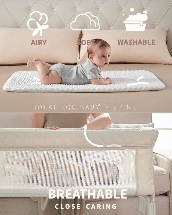 81WysoLLe5L._AC_SL1500_.jpg Lettino per neonato AirClub 4, materasso in rete traspirante autobloccante regolabile in altezza