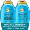 Set shampoo e balsamo OGX Renewing + Argan Oil of Morocco, 375 ml (la confezione può variare), blu