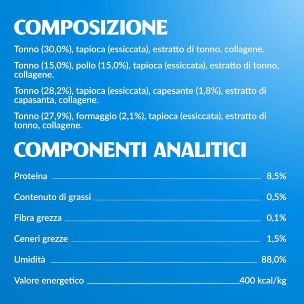 81Y5jzqLp6L._AC_SL1500_.jpg INABA Churu Snack Cremoso per Gatti in 4 Varietà di Tonno – 20 Bastoncini x 14 g – Cibo per Gatti da Leccare, Sano e Delizioso – Snack per Gatti Senza Conservanti né Coloranti Artificiali, Senza Cereali