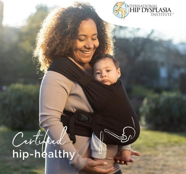 Boba Bliss Marsupio – Marsupio 2 in 1 per neonati o bambini – Senza nodi – Ideale per la salute dei fianchi – Marsupio morbido ed ergonomico – da 3,2 a 16 chili