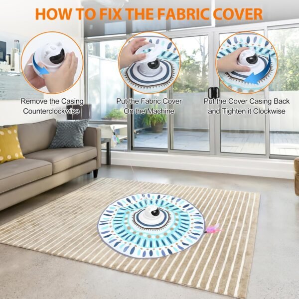 Yaskyly Giochi per Gatti Interattivi 4 in 1 Giocattolo per Gatti Intelligenza Ricaricabile Giochi per Gatti Interattivi Gioco Gatto