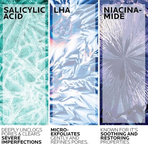 La Roche Posay Effaclar Gel Micro-Peeling Purificante per Pelle Grassa a Tendenza Acneica, Azione Detergente, Pelle Levigata, Rimuove Sebo e Impurità, con Acido Salicilico, LHA e Zinco, 400 ml