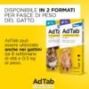 Compresse masticabili AdTab per gatti 2-8 kg - 3 compresse