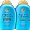 Set shampoo e balsamo OGX Renewing + Argan Oil of Morocco, 375 ml (la confezione può variare), blu