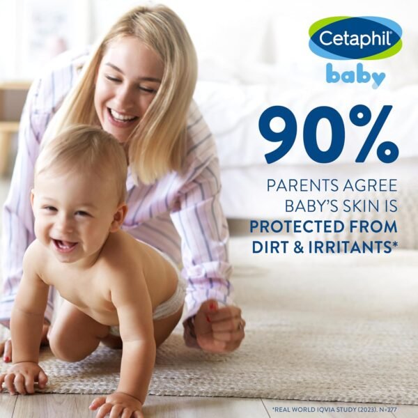 Cetaphil Baby Shampoo e bagnoschiuma con calendula biologica, senza lacrime, ipoallergenico, ideale per l'uso quotidiano, testato dermatologicamente, 7,8 once