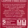 Bonomelli - Infusi Fruttati, Lampone e Ribes Rosso, Confezione da 12 Filtri, Gusto Rinfrescante e Leggermente Acido, Infuso Caldo e Freddo, Ingredienti 100% Naturali (24g)