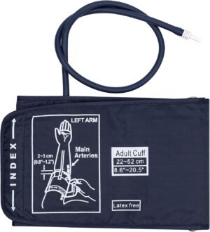 81scqoewERL._AC_SL1500_.jpg Misuratore di pressione arteriosa da braccio Leikedun 22-52 cm con connettore, braccialetto portatile per monitor della pressione arteriosa per anziani, macchina non inclusa